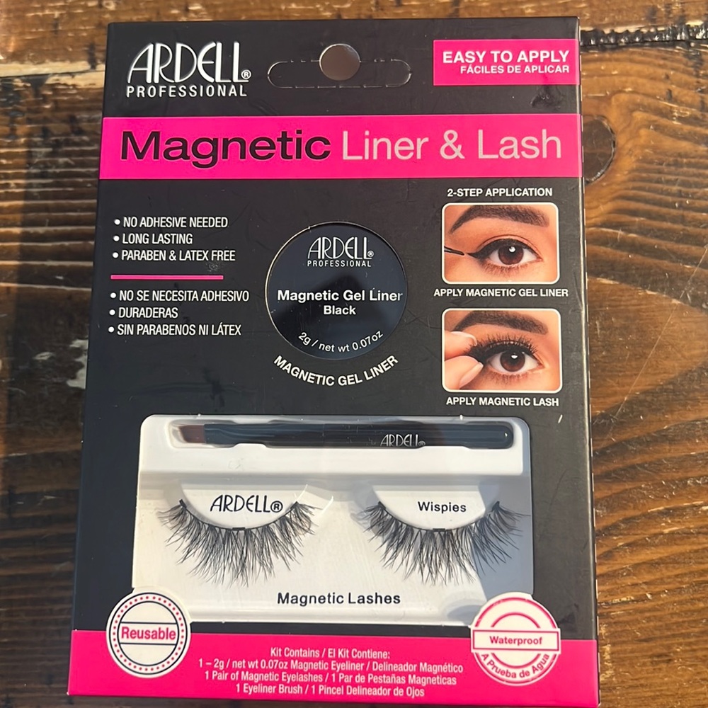 Magnetic liner and lashes